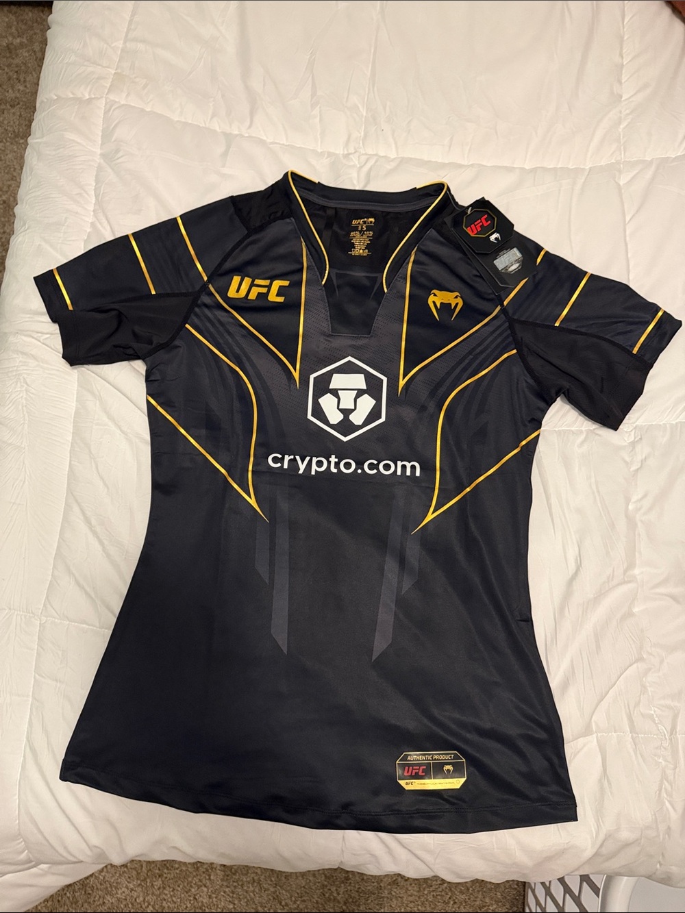 UFC Black and Gold Women's Performance Jersey